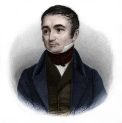 Portret Adolphe Thiers (1797-1877), francuskiego polityka i historyka. w „Księdze mówców” Louisa de Cormenina Timona. 1842. Kolekcja prywatna.