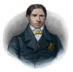 Portret Andre Marie Jean Jacques (Jean-Jacques) Dupina (1783-1865) (zwanego Dupin Starszy (Dupin aine), francuski adwokat i polityk. Zbiory prywatne.