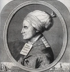 Portret Antoine-Francois (Antoine Francois) Desrues (1744-1777) Francuski truciciel - Grawerowanie w „Przyczyny celebres de tous les peuple” Armanda Fouquiera (1817-18?) 1858-1867 - kolekcja prywatna