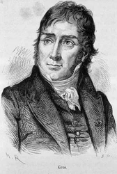 Portret Antoine Jean Gros (1771 - 1835), ucznia Dawida, a następnie oficjalnego malarza Napoleona - w ""L
