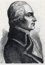 Portret Armanda Louisa de Gontaut Birona wojskowego francais (1747-1793) Rycina z 1889 r. Zbiory prywatne.