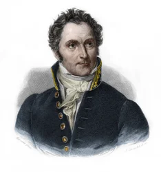 Portret Kazimierza Periera (1777-1832), francuskiego męża stanu. w „” LIBRE DES PERÉNERS” Louisa de Cormenina Timona. 1842. Kolekcja prywatna.