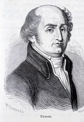 Portret Charlesa Gilberta Romme, francuskiego polityka (1750-1795) - w "L