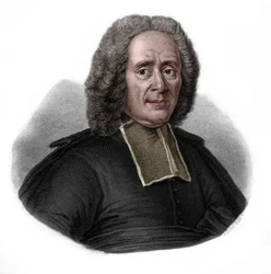 Portret Charlesa Rollina (1661-1741) Francuski historyk i pedagog.