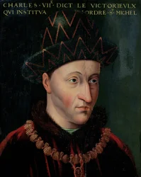 Portret Karola VII (1403-61)