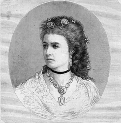 Portret Emmy Albani (Marie Louise Emma Cecile Lajeunesse dite