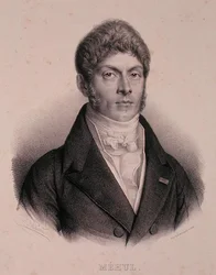 Portret Etienne-Nicolas Mehul (1763-1817) (lito)