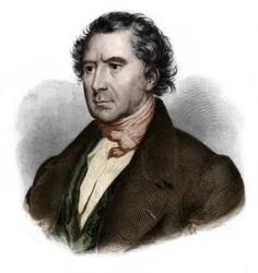 Portret Francois Arago (1786-1853), francuskiego matematyka, fizyka, astronoma i polityka. w „” LIBRE DES SPORERS”” Louisa de Cormenina Timona. 1842. Kolekcja prywatna.