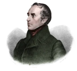 Portret Francois Guizota (1787-1874), francuskiego historyka i męża stanu. w „” LIBRE DES SPORERS”” Louisa de Cormenina Timona. 1842. Kolekcja prywatna.
