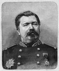 Portret generała Davouta (ok. 1829), wielkiego kanclerza Legii Honorowej. Grawer w „La gazette du dimanche” z dnia 12 grudnia 1895 r.