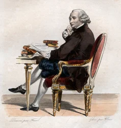Portret Guillaume Chretien de Lamoignon de Malesherbes (1721-1794), francuskiego męża stanu i ministra.