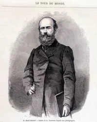 Portret Henriego Mouhota - w „Tour du Monde”, sem. 1863
