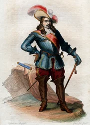 Portret Henri de La Tour dAuvergne, wicehrabiego de Turenne (1611-1675), marszałka Francji.