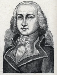 Portret Jeana Baptiste Cyrusa Adelaide de Timbrune de Thiembronne dit Valencia, hrabiego Walencji i generała rewolucji francuskiej (1757-1822). Rycina z 1889 r. Ze zbiorów prywatnych.