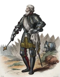 Portret Jana II Le Maingre (Le Meingre) (1366-1421), zwanego Boucicaut, marszałek Francji.