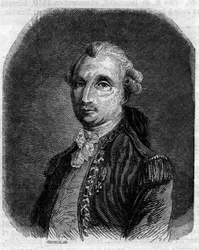 Portret Johanna Friedricha Blumenbacha (1752-1840), niemieckiego antropologa i biologa. Grawerowanie z 1852 roku.