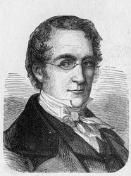 Portret Louisa-Josepha Gay-Lussaca (Louis Joseph Gay Lussac) (1778 - 1850) - w „Albumie nauki”; wybitni uczeni; Wielkie odkrycia”” 1896.