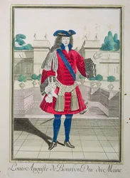 Portret Ludwika Augusta de Bourbon (1670-1736) księcia Maine