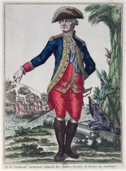 Portret Ludwika Filipa de Rigaud (1723-1802) hrabiego Vaudreuil, ok.1780