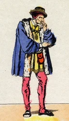 Portret Ludwika XI (1423-1483), króla Francji.