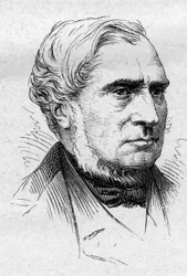 Portret Louisa de Carne (1804-1876), francuskiego polityka i akademika. Grawer w „”Le Monde Illustré””n°883 z dnia 14 marca 1874 r.