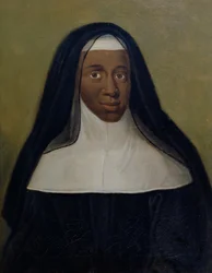 Portret Louise-Marie-Thérèse (1664-1732), czarnej zakonnicy z Moret