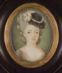 Portret Marie Adrienne Francoise de Noailles, markiza de la Fayette