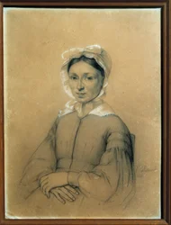 Portret Marie Dumas, z domu Marie Louise Elisabeth Labouret, matki Aleksandra Dumasa ojca. Rysunek anonimowy, 1841, Villers-Cotterêts. Muzeum Aleksandra Dumasa