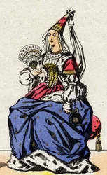 Portret Marii Andegaweńskiej, królowej Francji (1404-1463), żony Karola VII.