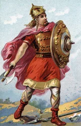 Portret Merovee, króla franków salijskich od 448 do 456.