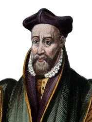 Portret Philiberta Delorme (De Lorme) (De lOrme) (1510-1570), francuskiego architekta.
