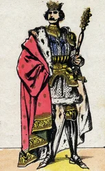 Portret Filipa VI Walezego (1294 - 1350), króla Francji.