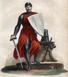 Portret Roberta IV Mocnego (Rutperta) (ok. 815-866), hrabiego Orleanu.