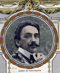 Portret Roberta de Montesquiou (1855-1921), francuskiego pisarza.