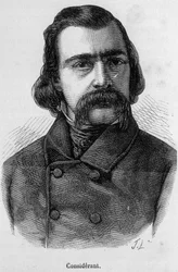 Portret Victora Recital (1808 - 1893) francuskiego filozofa i ekonomisty - w „” L