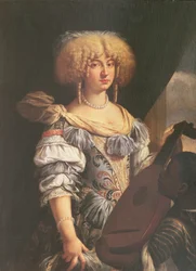 Portret kobiety z mauretańskim paziem