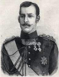 Portret księcia Grecji (który został Jerzem I greckim)