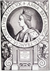 Portret królowej Francji Anny Bretanii (1477-1514). Grawer z „Louis XII et Anne de Bretagne” Paula Lacroix, wyd. Georges Hurtrel