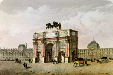 Pocztówka Arc de Triomphe du Carrousel, Paryż