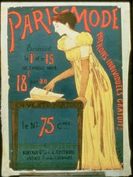 Prenumeraty plakatów reklamowych w Paris Mode Magazine