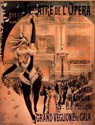 Plakat do „Grand Veglione de Gala”, Trzeci Bal Maskowy w Theatre de l