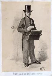 Listonosz, ok.1865