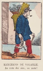 Handlarz drobiem. Do reszty gęsi, do reszty! , ok. 1819 (druk)