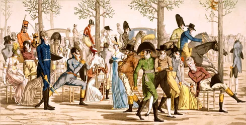 Promenada w Longchamps, 1802