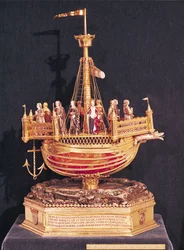 Relikwiarz św. Urszuli, 1574 (złoto, srebro i emalia)
