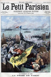 Revolt des Boxers (1898-1900): Alianci chwytają Takou w Chinach – w „Le Petit Parisien”