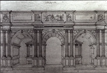 Ekran lekarski kościoła Saint-Germain-lAuxerrois projekt Pierre Lescot (1515-78)