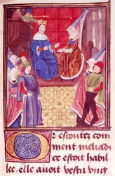 Royal 20 C.II fol.159 Cleriadus i Meliadice, z 