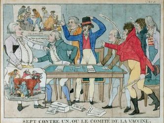 Siedmiu przeciwko jednemu, czyli Komitet ds. Szczepień, ok. 1800 r.
