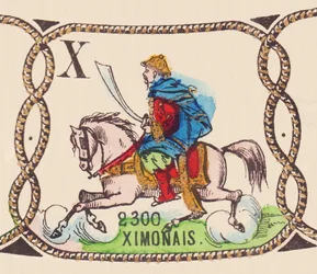 Simonais, około 1860 r. (druk)